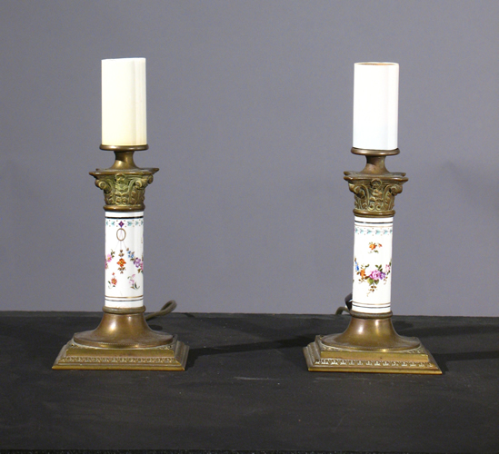 Pair of Classical Boudoir Lamps